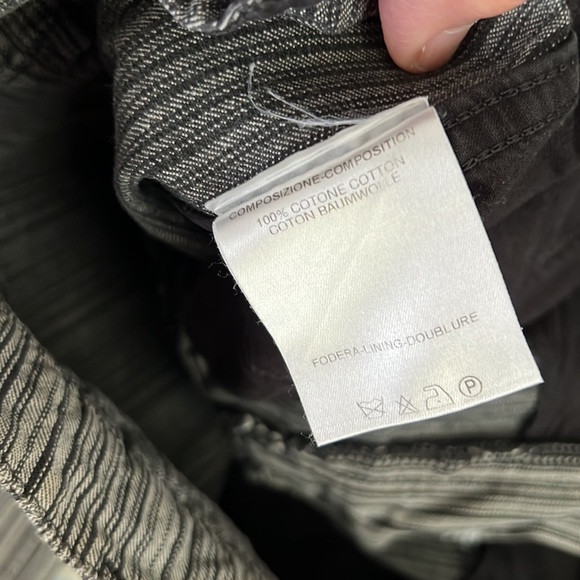 Balenciaga grey and black striped jeans high waisted size 40 - Picture 8 of 11